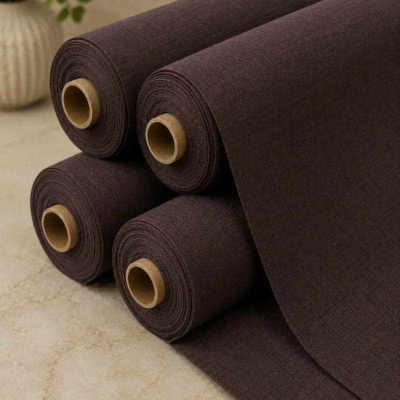 Plum Prestige Weave Cotton Fabric