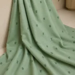 Pistachio Bloom Cotton Fabric