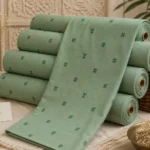 Pistachio Bloom Cotton Fabric