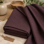 Plum Prestige Weave Cotton Fabric