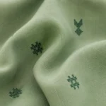 Pistachio Bloom Cotton Fabric