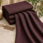Plum Prestige Weave Cotton Fabric