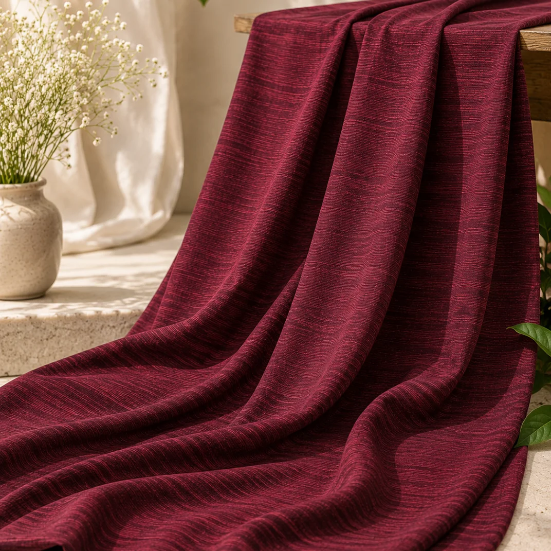 Mulberry Merlot Cotton Fabric Mulberry Merlot Cotton Fabric